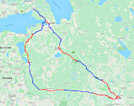 Эксперимент «Шёлковый путь» маршрут Москва - Выборг